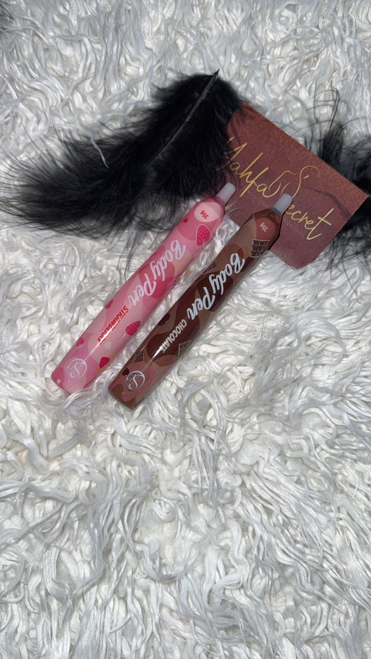 Stylo comestible fraise /chocolat