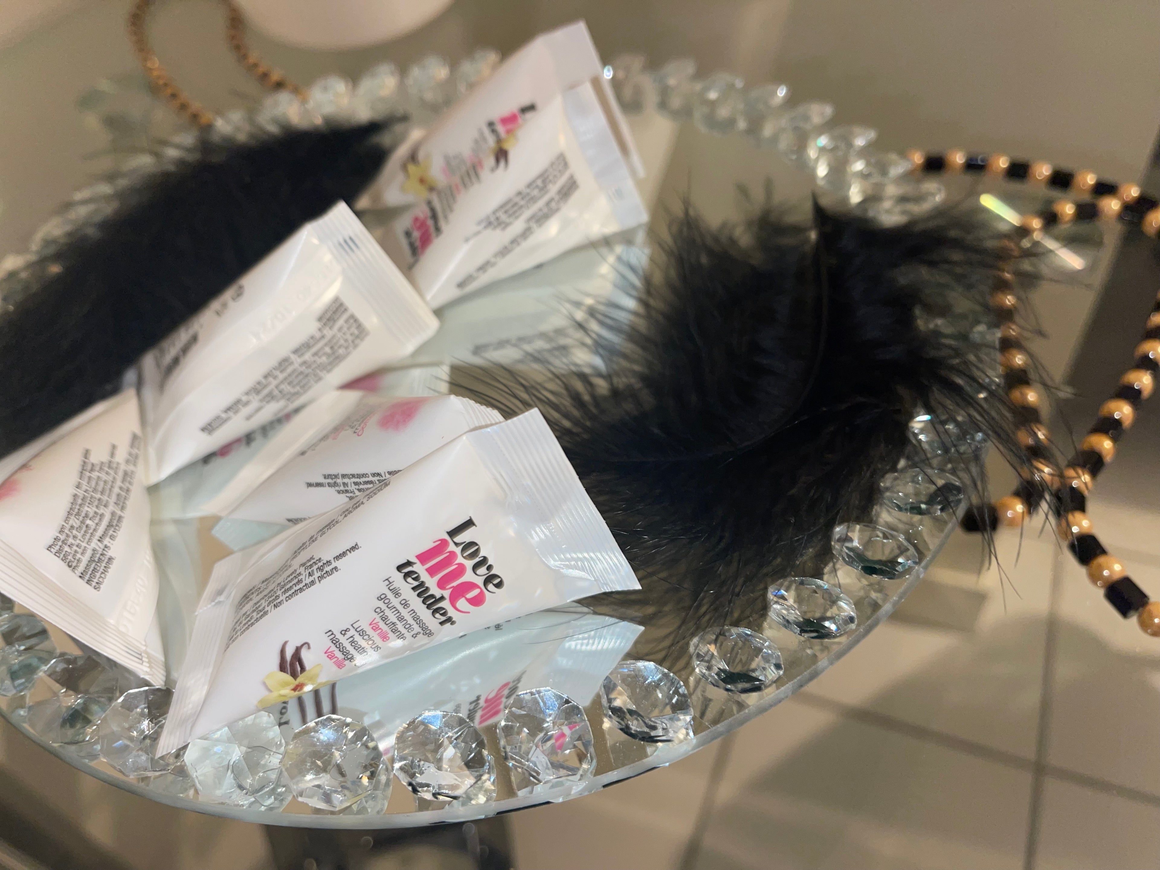 Huile de massage intense